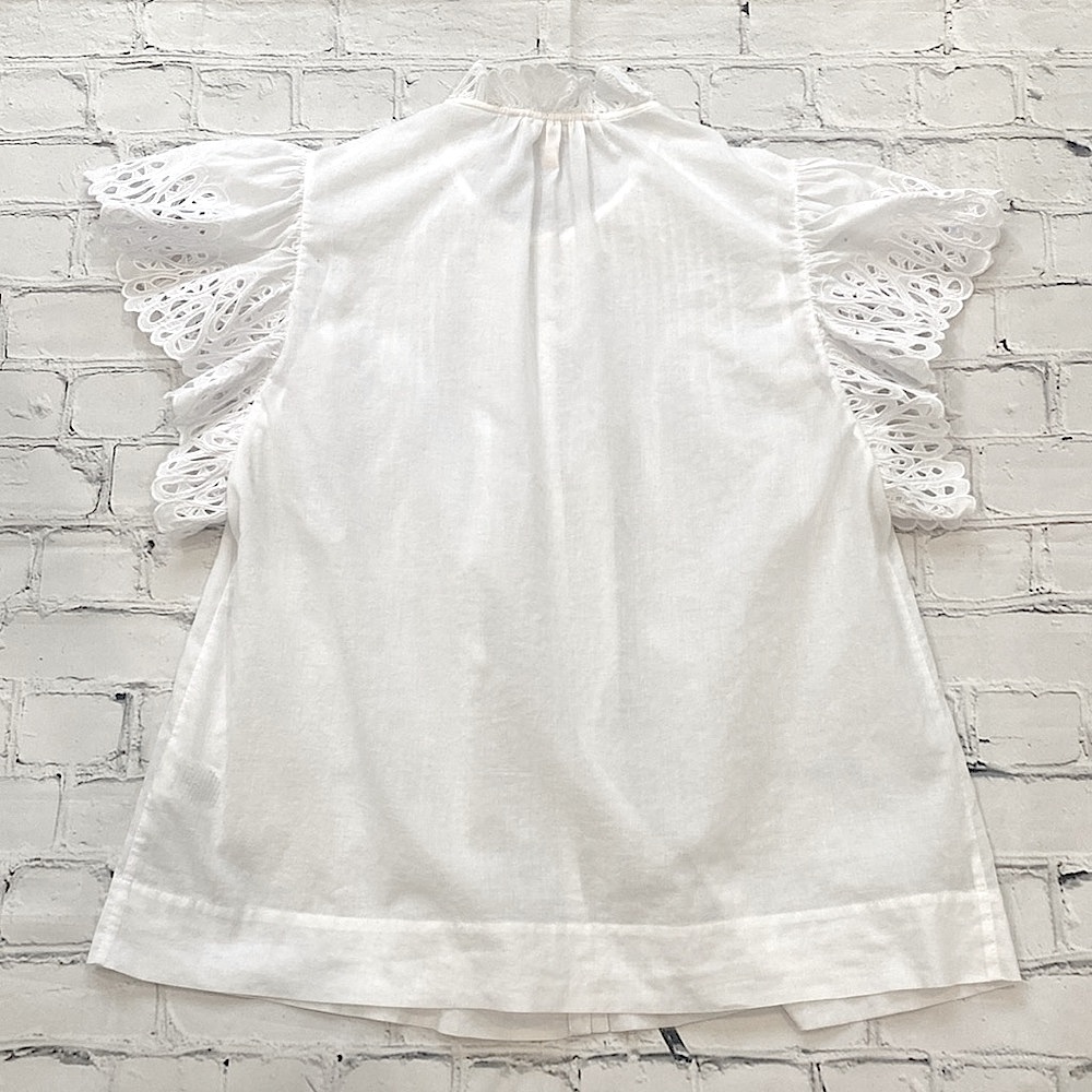 Rebecca Taylor Nouveau Eyelet Cotton Top - Picture 9 of 14
